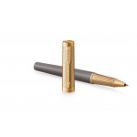 Parker Ingenuity Pioneers Collection Rollerball Pen - Grey Arrow Gold Trim - Picture 1